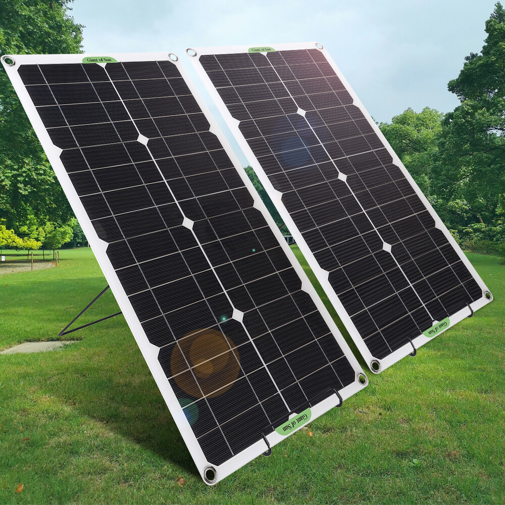 2PCS Portable Solar Panel Bracket PV Accessories Foldable Carbon Steel Bracket