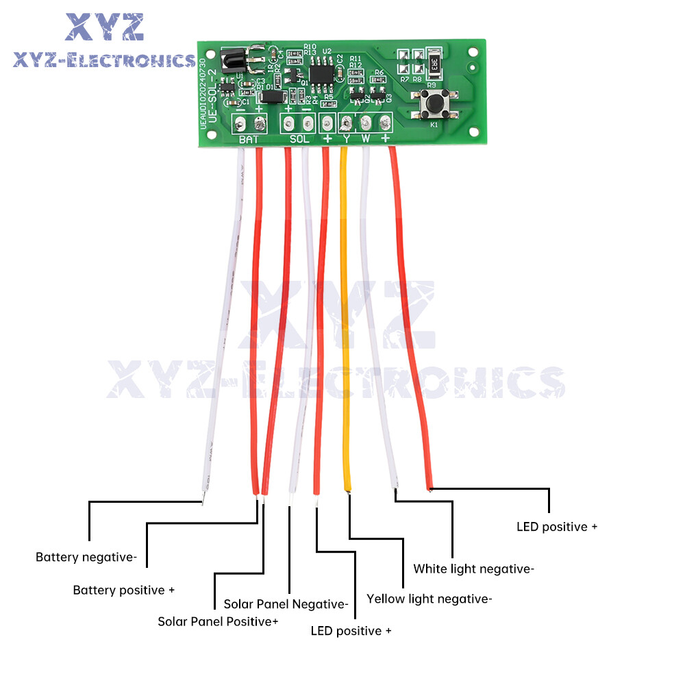 Dual Color Solar Light Circuit Board Solar Wall Light Remote Control Drive Board