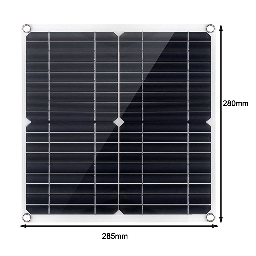 Reliable and User friendly Solar Panel 20W 18V Dual USB Output Easy to Use