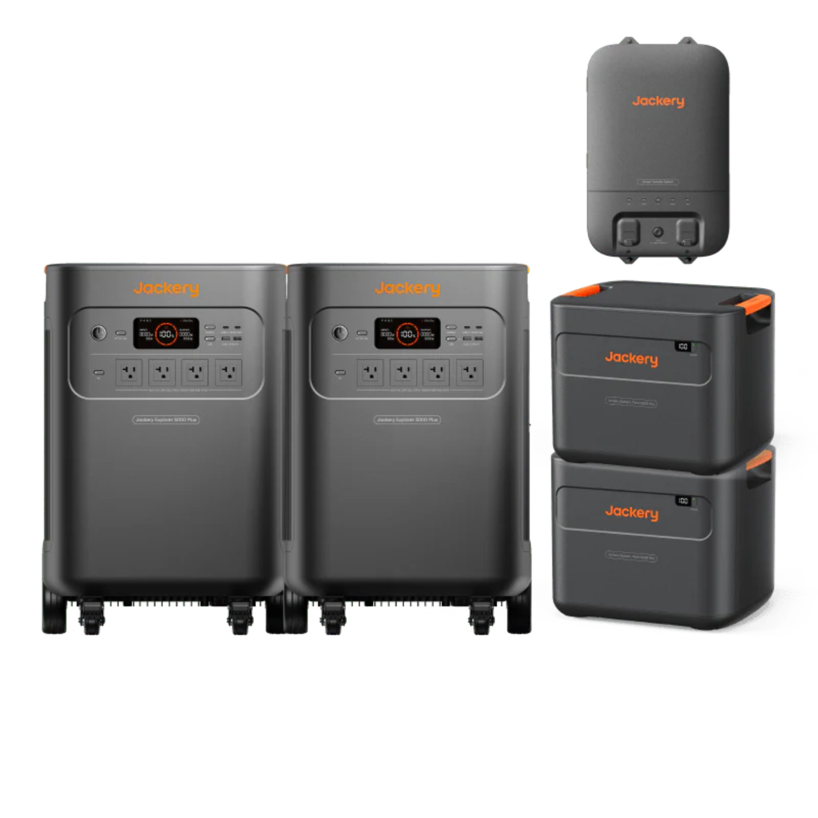 Jackery 5000 Plus Whole-Home Kit-Ships to PR HI AK Guam Saipan-Trusted US Seller