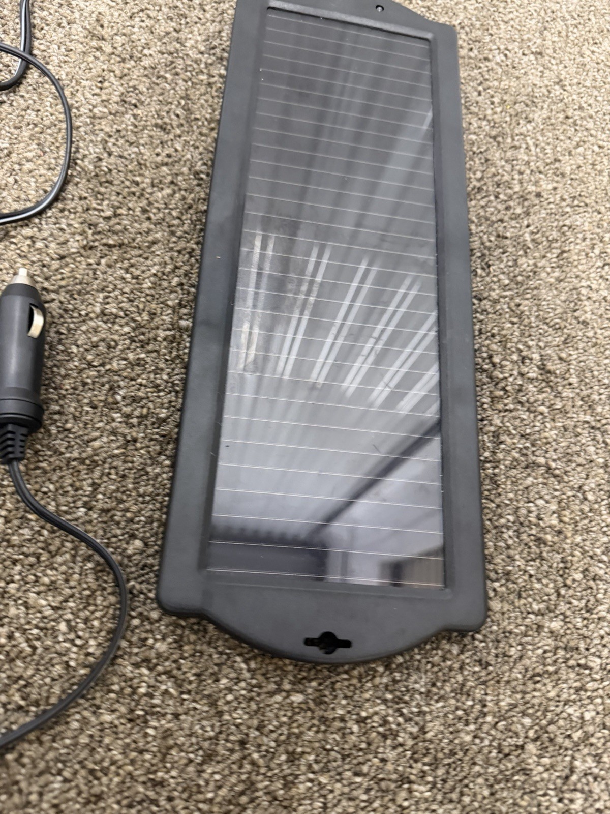 THUNDERBOLT MAGNUM SOLAR 1.5 WATT 12V SOLAR BATTERY CHARGER Untested SKU:P