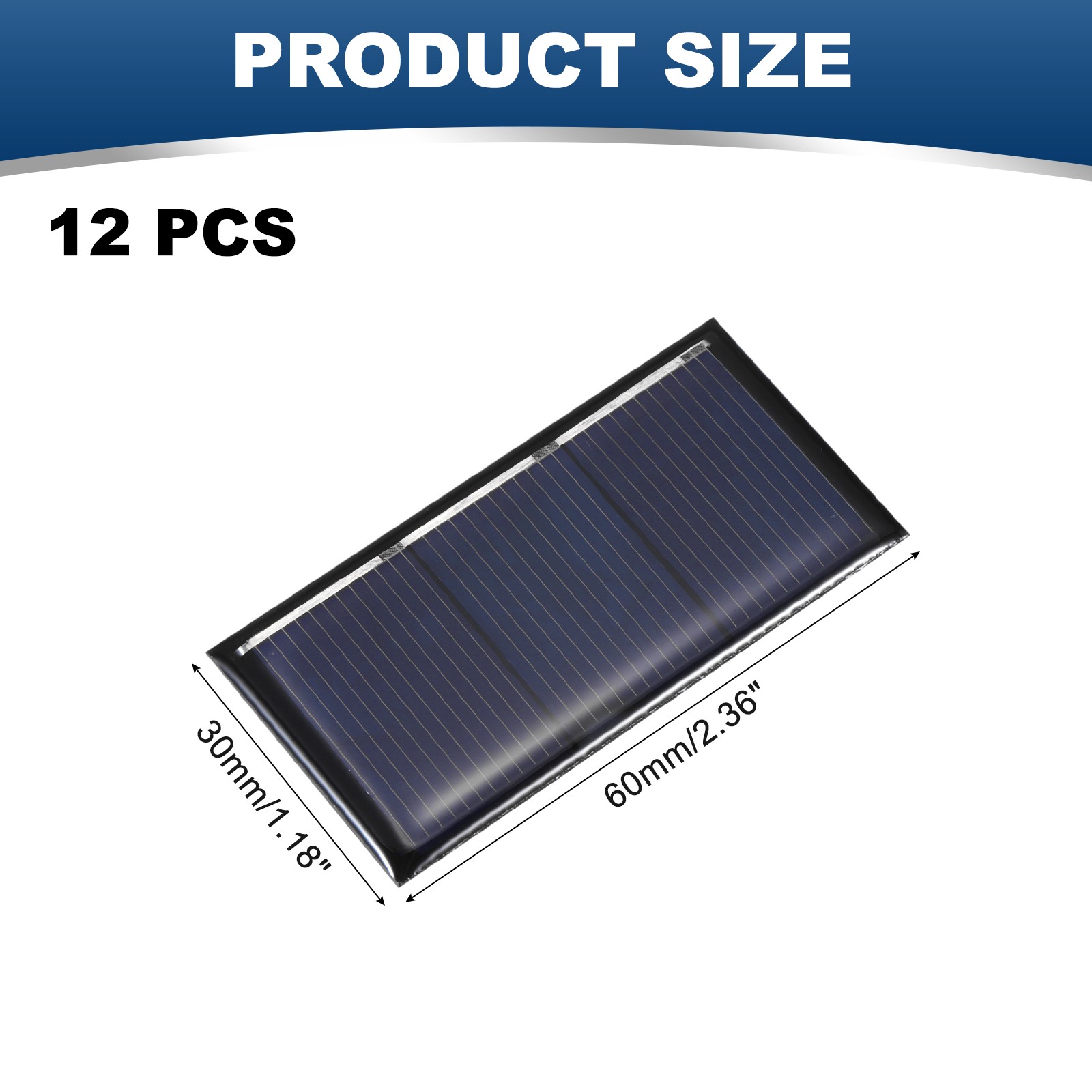 12PCS 1.5V 0.24W 0.16A Mini Solar Panels for Solar Power Small Solar Cells