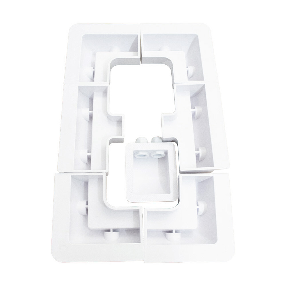 Solar Panel Mounting Brackets, 7 Pieces ABS Solar Panel Roof Mounting Kit V3M1