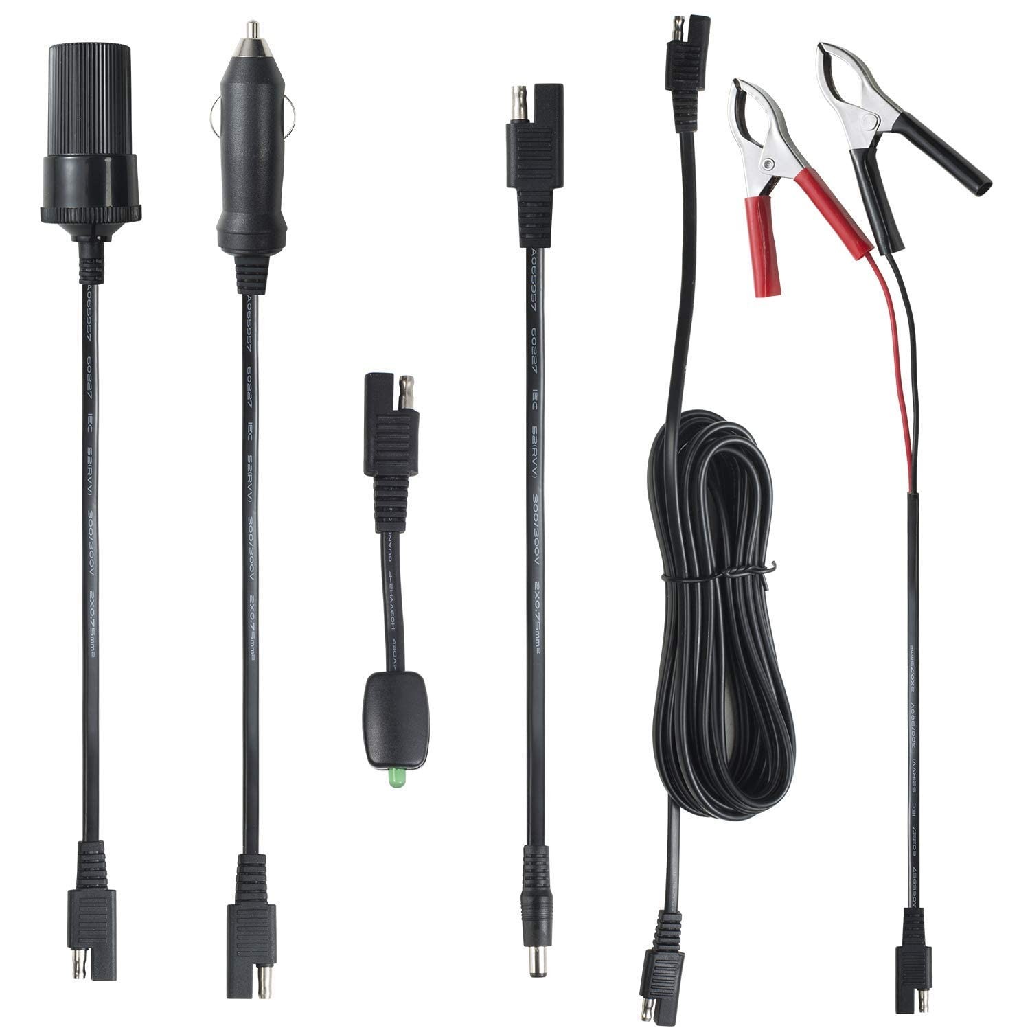 Sunway Solar 16FT Battery Charger Extension Cable Adapter SAE Connectors Quic…