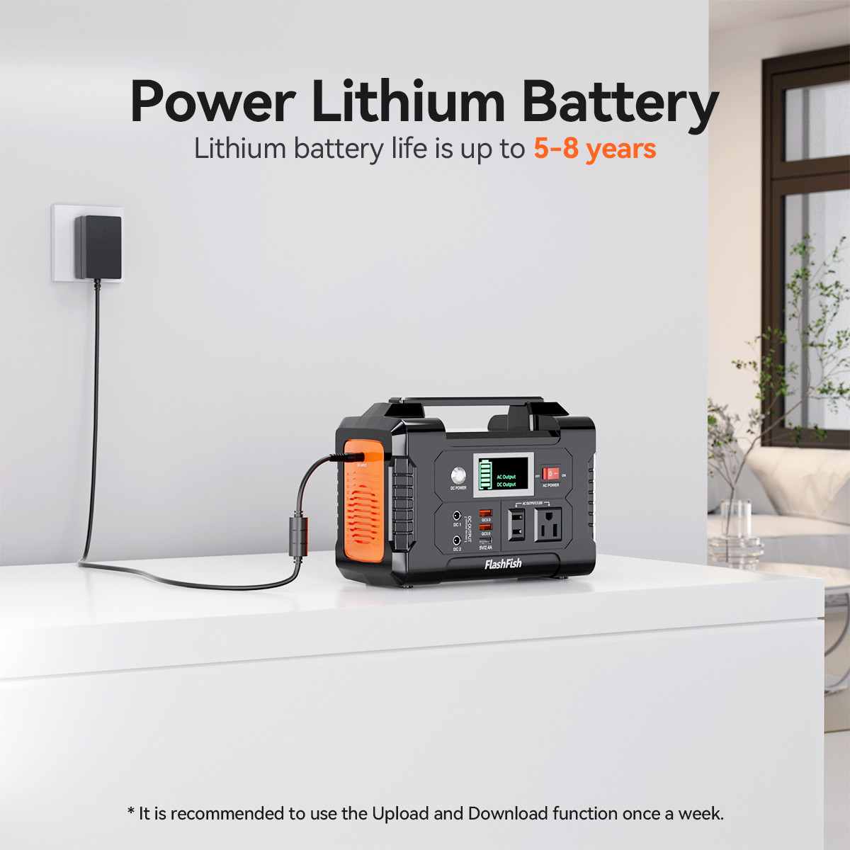 Portable 200W Power Station 151Wh/40800mAh Backup Generator Blackout/Camping/RV