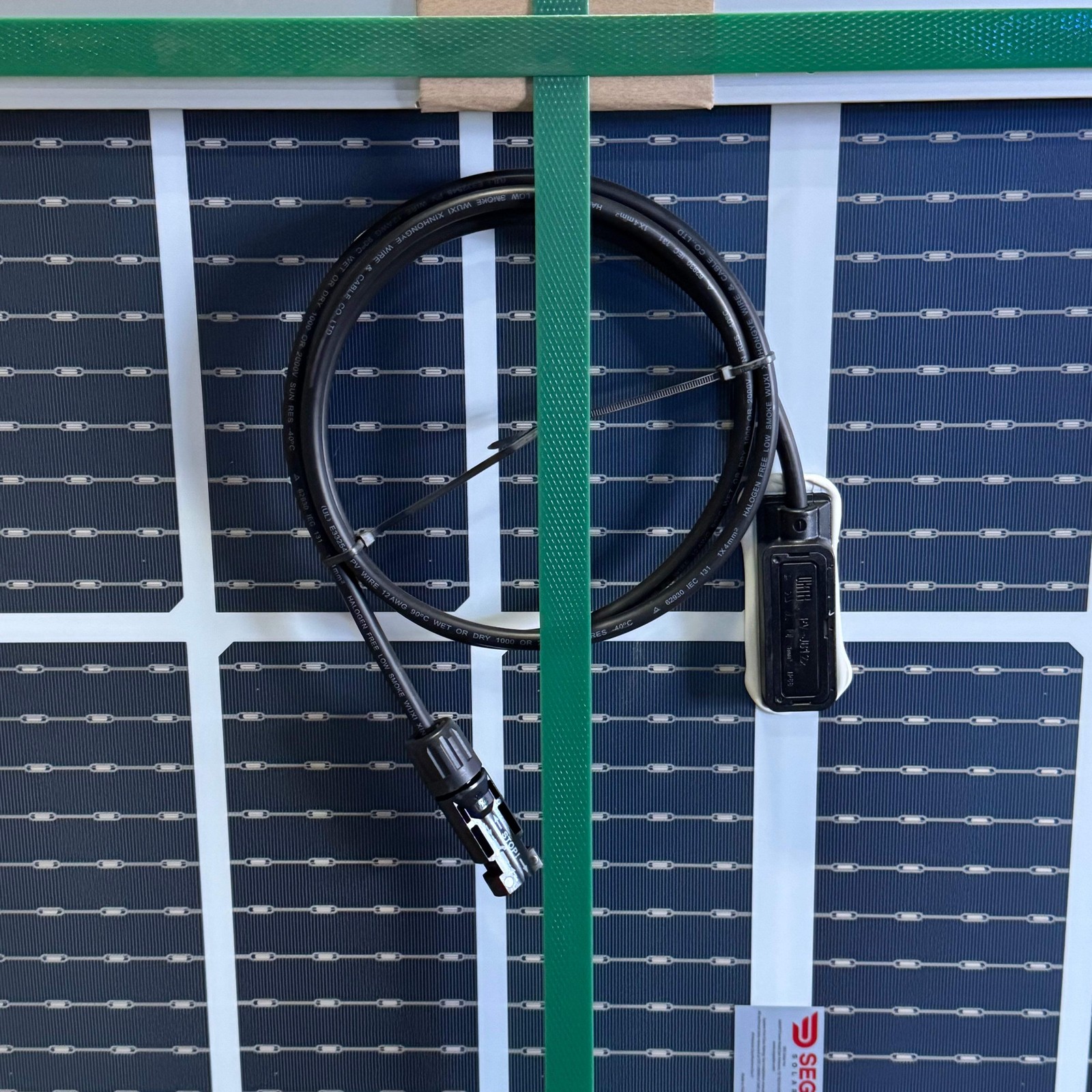 SEG SOLAR Photovoltaic Solar Panel Module Black 460W 75″ L x 45″ H x 1.5″ W SEG-