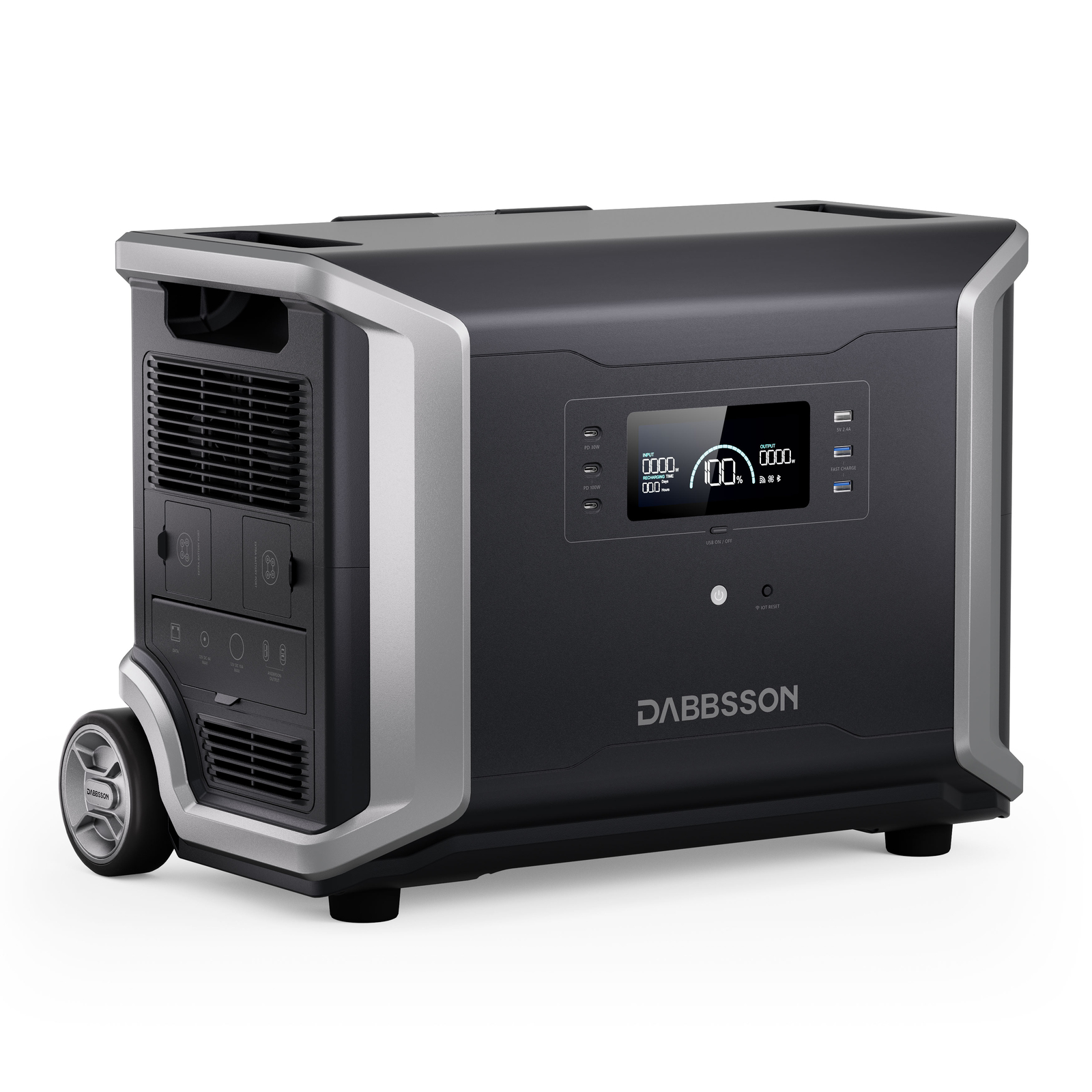 Dabbsson 3600W 3430Wh Portable Power Station Solar Generator for Home Backup Rvs