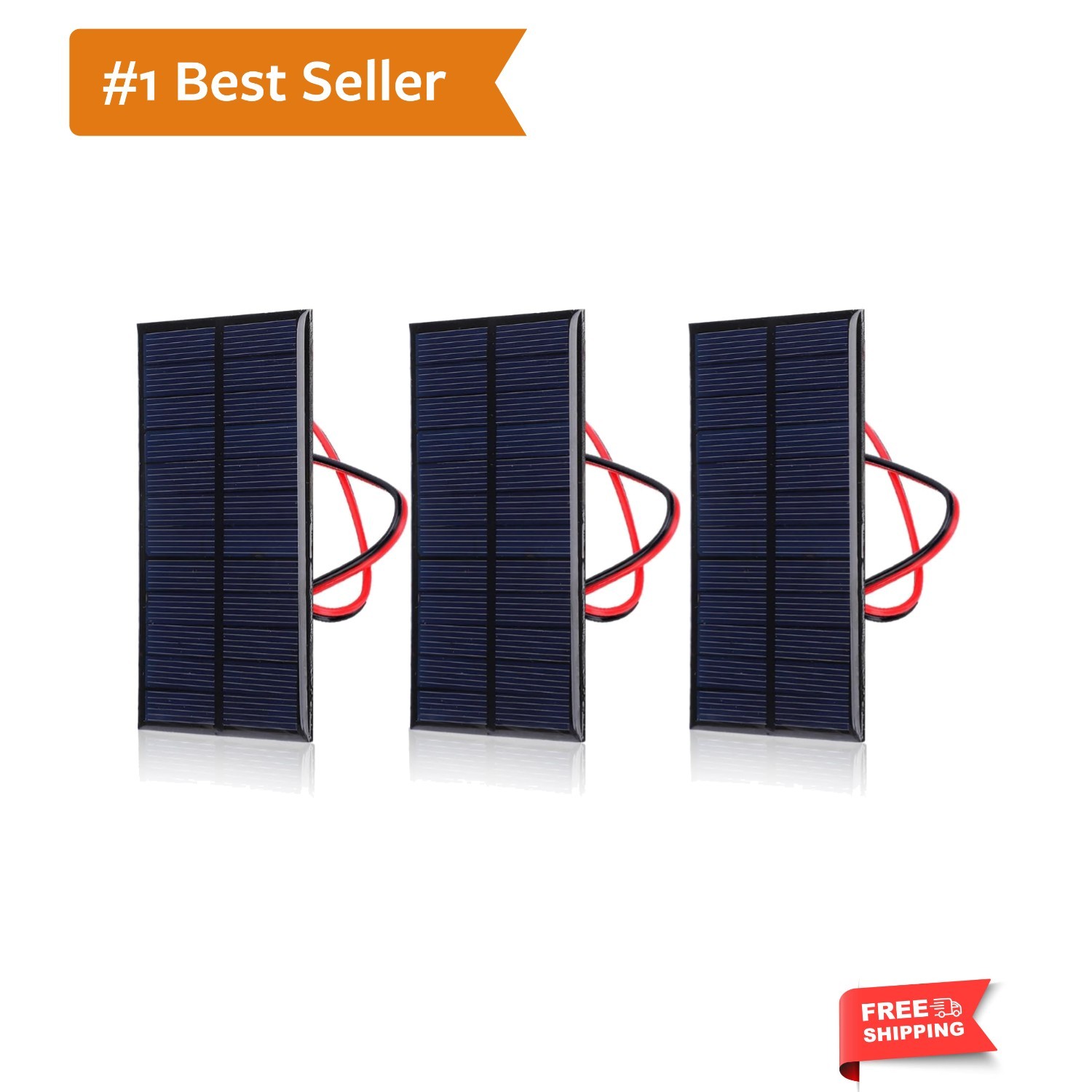 3Pcs Mini Solar Panel DC 6V Polysilicon Solar Cell Charger Module Solar DIY P…
