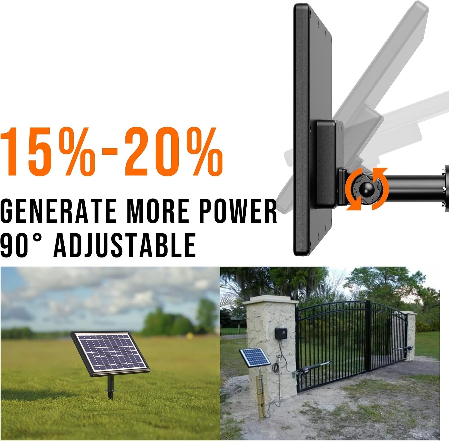 High Efficiency 6V Solar Charger – Deer Feeder & Gate Opener