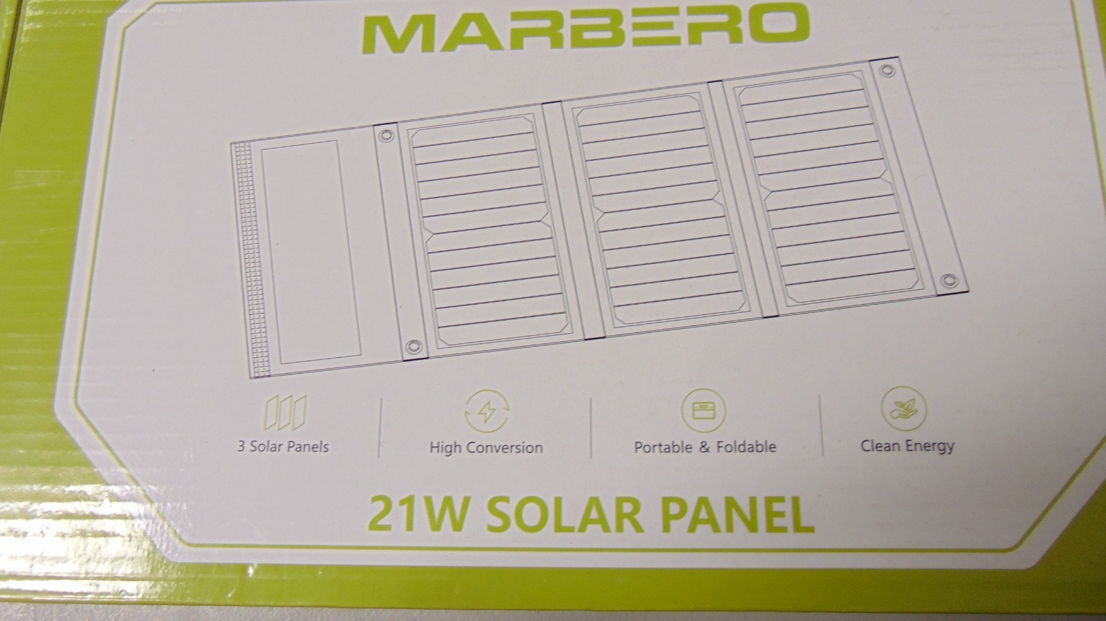 MARBERO 21W 3 Foldable Waterproof Solar Panels – FREE SHIPPING