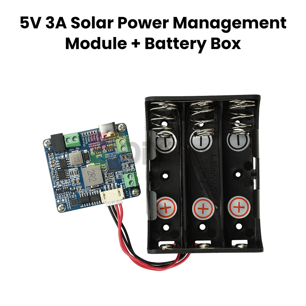6-24V Solar Panel Power Management Module 5V 3A MPPT PD QC FCP SFCP Type-C