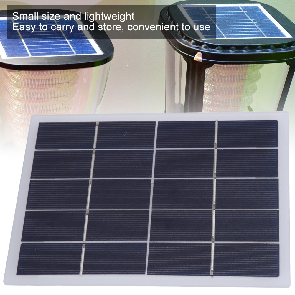 3W 5V DIY Solar Panel Laminated Board 170x130mm White