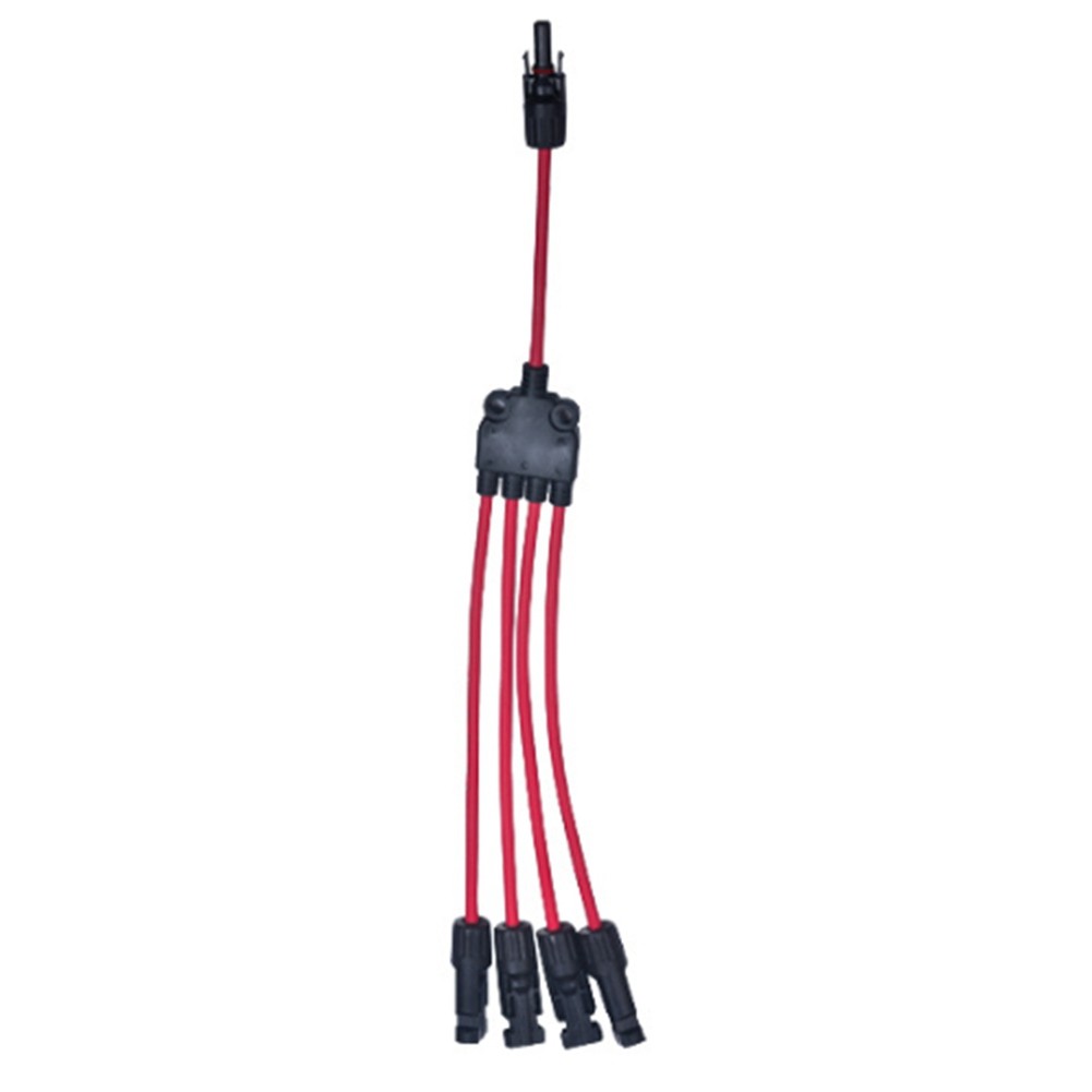 Solar Cable Parallel Adapter: Y-Type 5-Way 1000V/30A for Solar Panels W5L12544