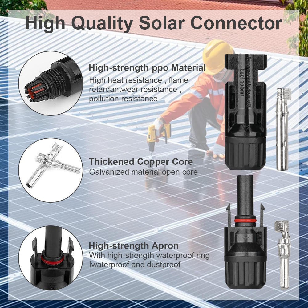 12Pairs Panel PV Solar Cable Connectors Wire Crimper Pliers Crimping Tool Set