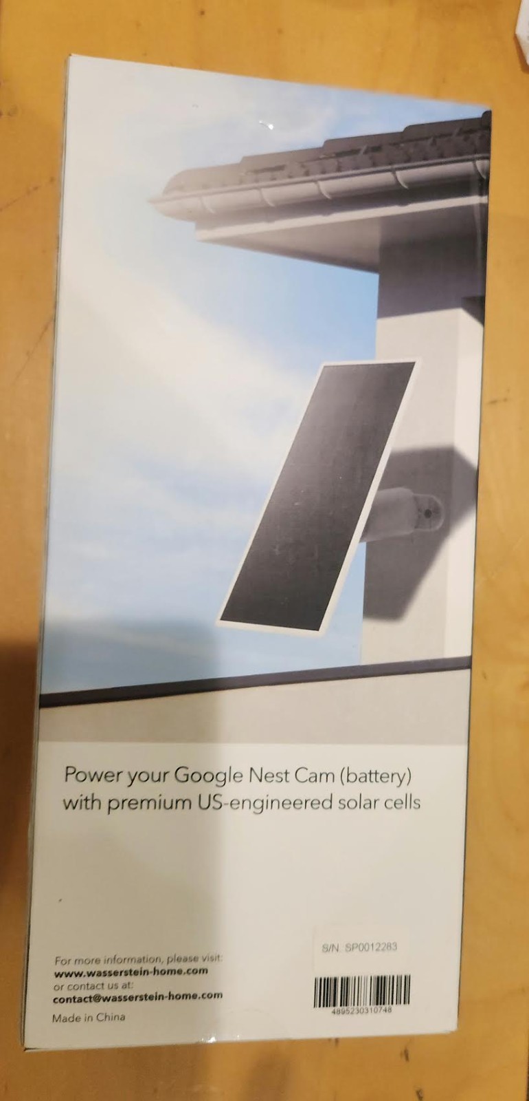 Wasserstein Premium Solar Panel For Google Nest Cam (Battery)