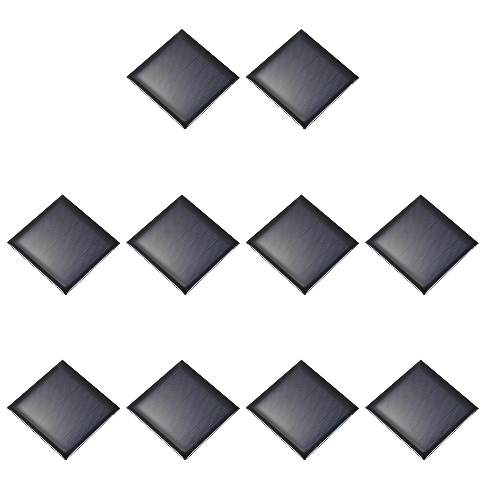 10PCS Mini Solar Panels 2.5V 0.25W for Solar Power, Small Solar Cells