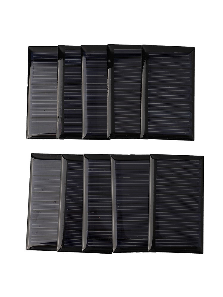 10pcs 53x30mm Lawn Light Monocrystalline Solar Panel Epoxy Resin Epoxy Board New