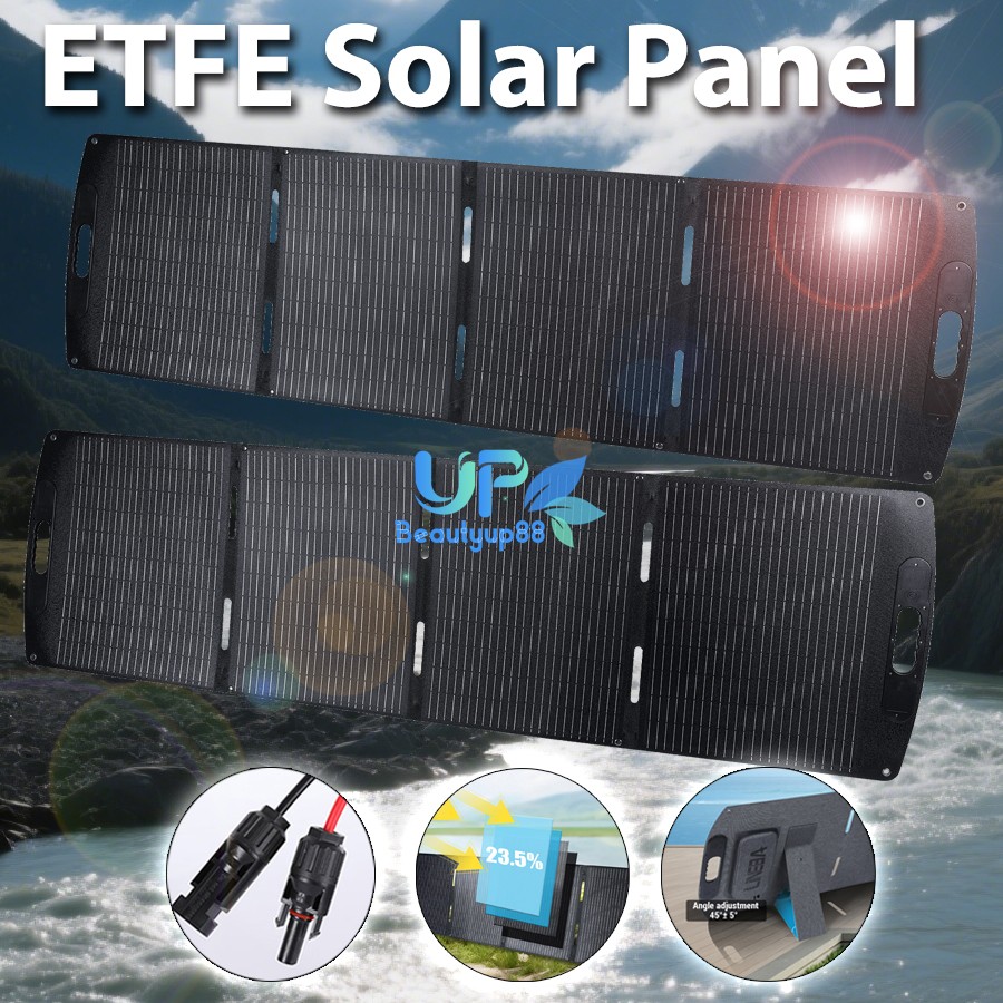 100W 200W 400W Foldable Portable Solar Panel for Power Station Home Camping RV