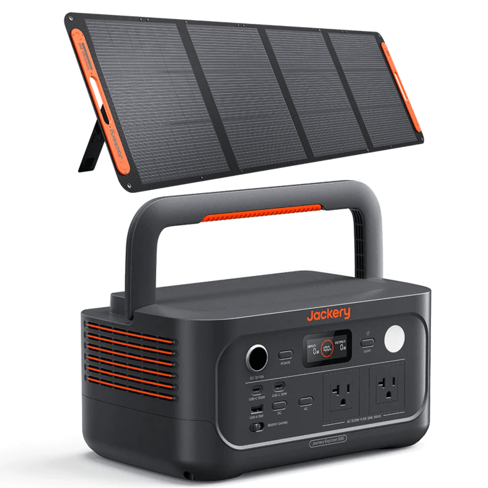 Jackery E500 v2 + 200W Solar Panel–Ships to PR HI AK Guam Saipan– Trusted Seller