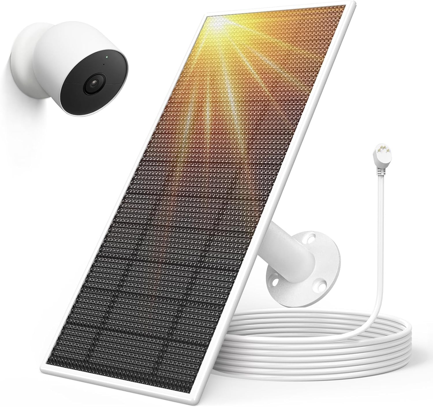 Solar Panel Google Nest Camera 5W Solar Power Charger Nest Camera