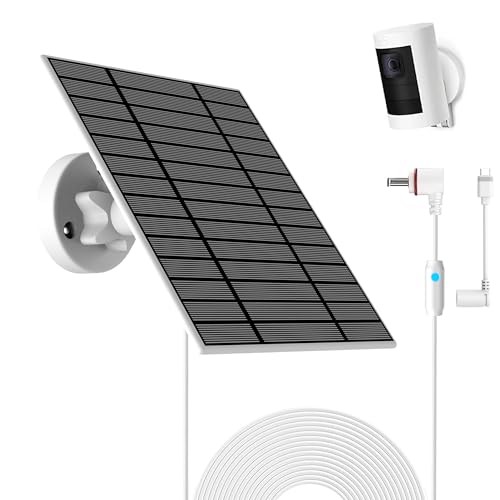 6W Solar Panel Compatible with Ring Spotlight Cam 6W Solar Panel for Ring