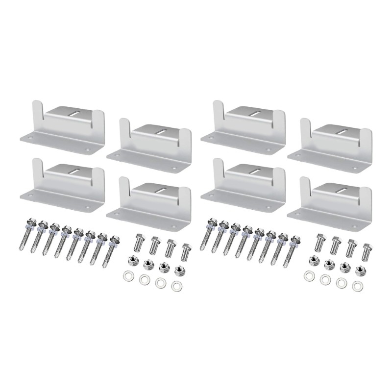 Solars Panel Mounting Hardware Heavy Type Brackets Weather Resistant Metal Frame