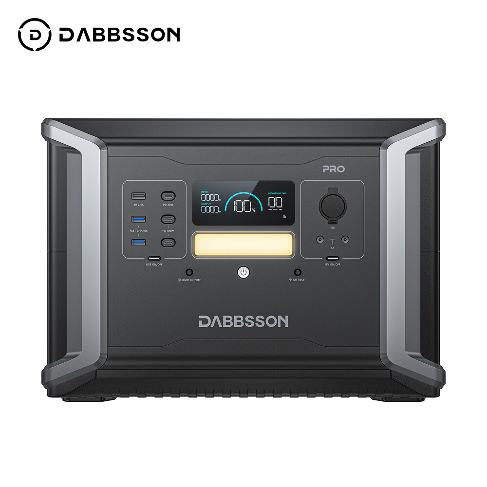 Dabbsson 2150Wh 2400W Portable Power Station LiFePO4 Battery For Home Backup