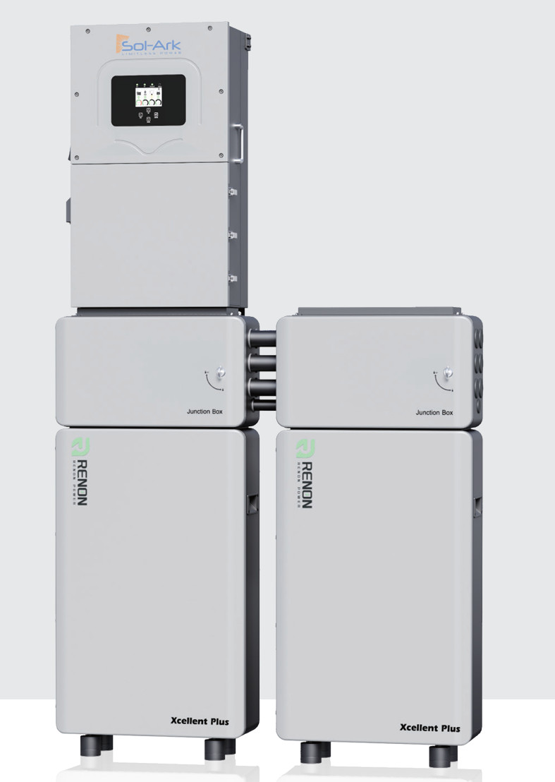 2 NEW⚡ Renon Xcellent Plus 16kWh (Total 32kWh) with Sol-Ark 18K Hybrid Inverter