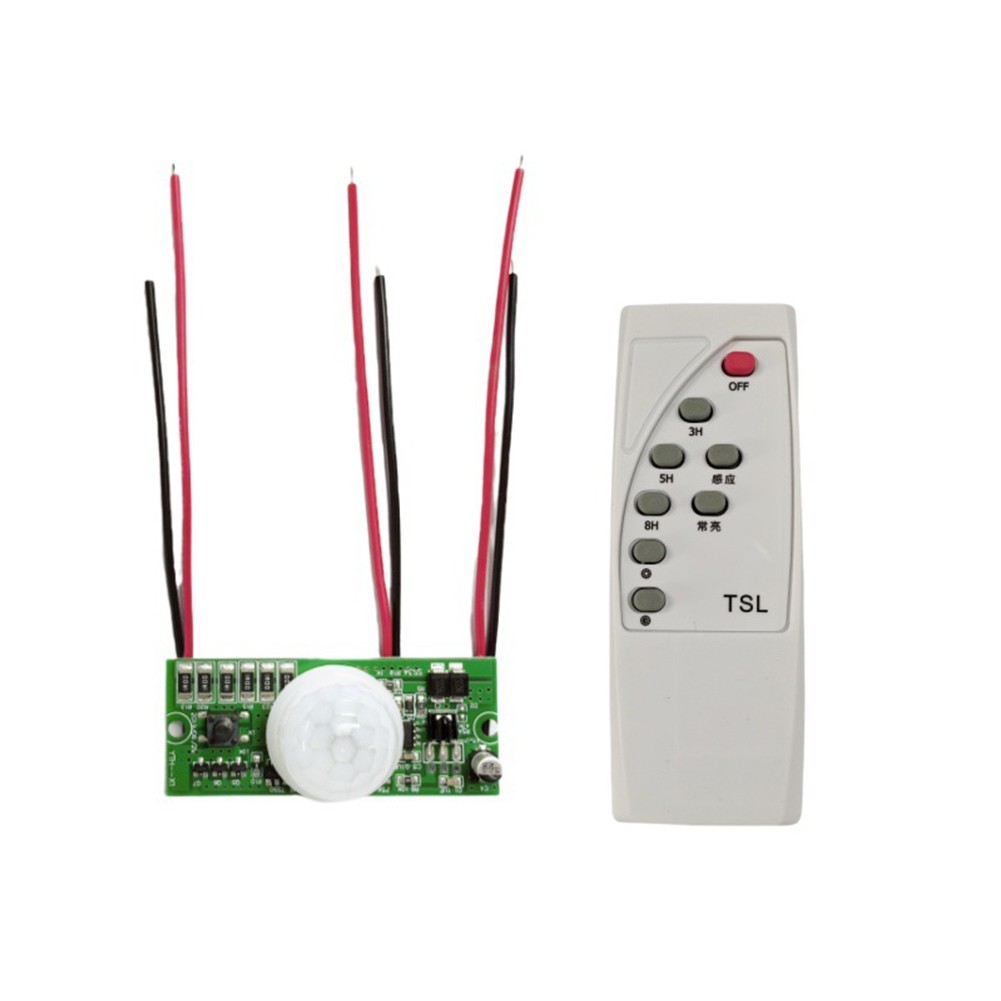 Induction Solar Lamp Circuit Board with Dual Mode Sensing and Remote Control