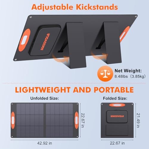 N-Type 16BB 100W Portable Solar Panel 18V Mono ETFE Foldable Solar SO-F100W