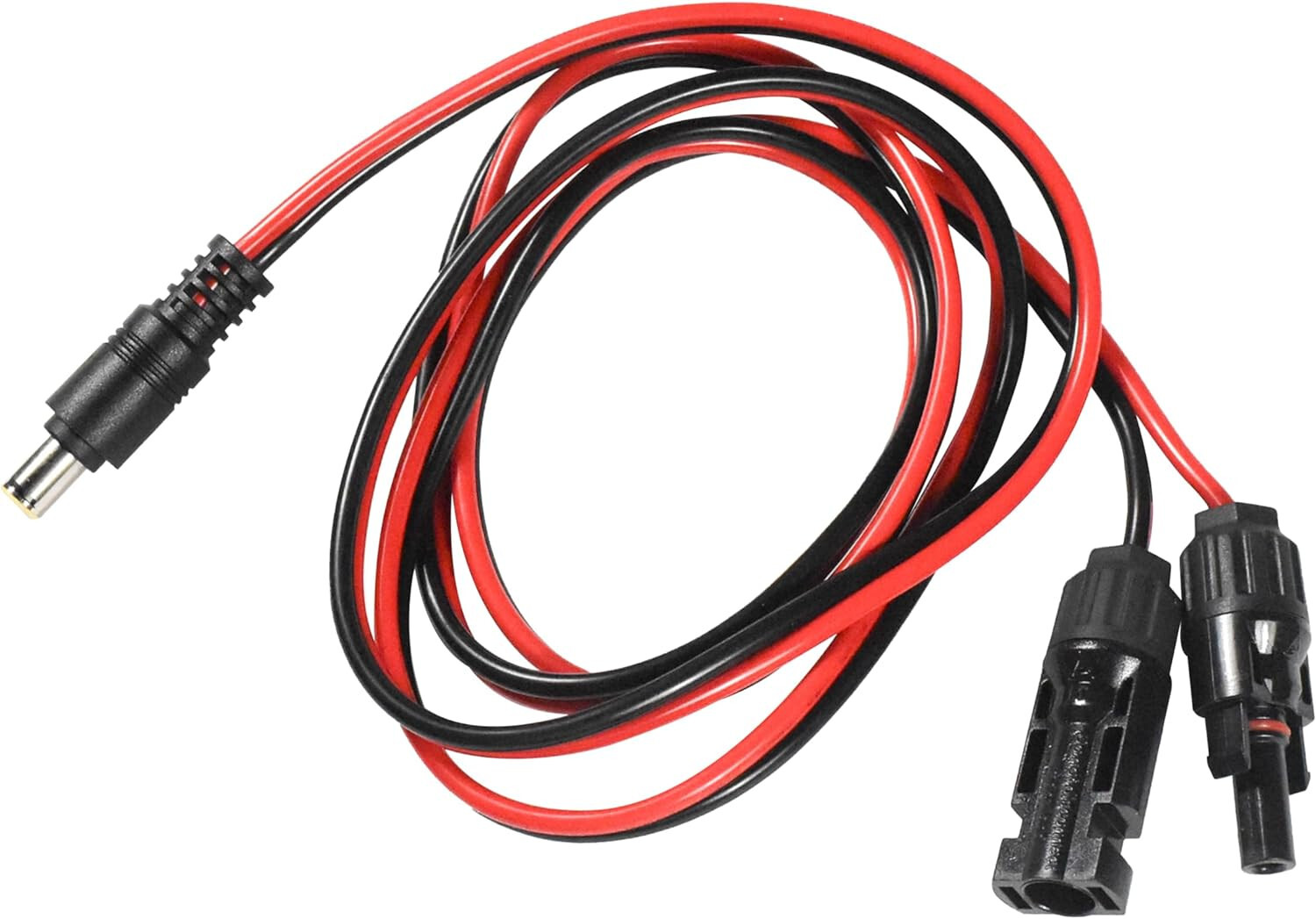 HQRP Solar Charging Cable to DC7909 Plug, Solar Connector to DC8mm Adapter Cable