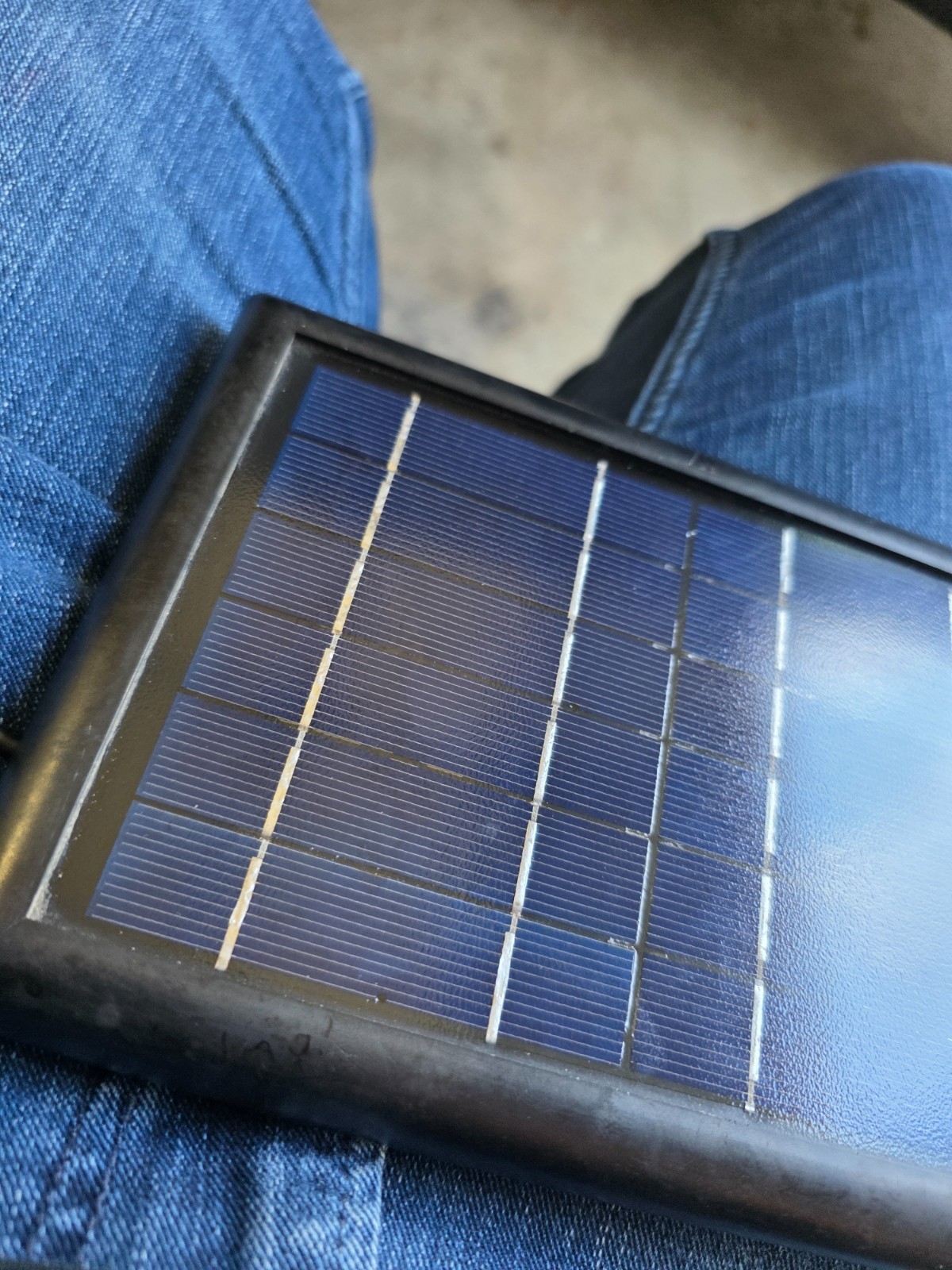 Wasserstein Solar Panel Compatible with RING Spotlight Cam – Black