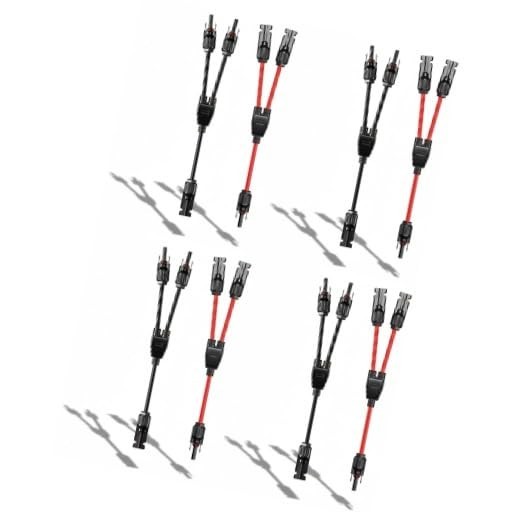 Solar Y Branch Parallel Connector 30A 1000V 4 Pairs MFF FMM IP68 Waterproof