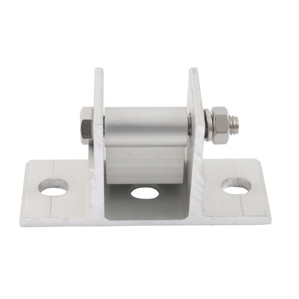 2Pcs Adjustable Solar Mount System Anti-Rust Bracket For Flat Roof Marine Boat
