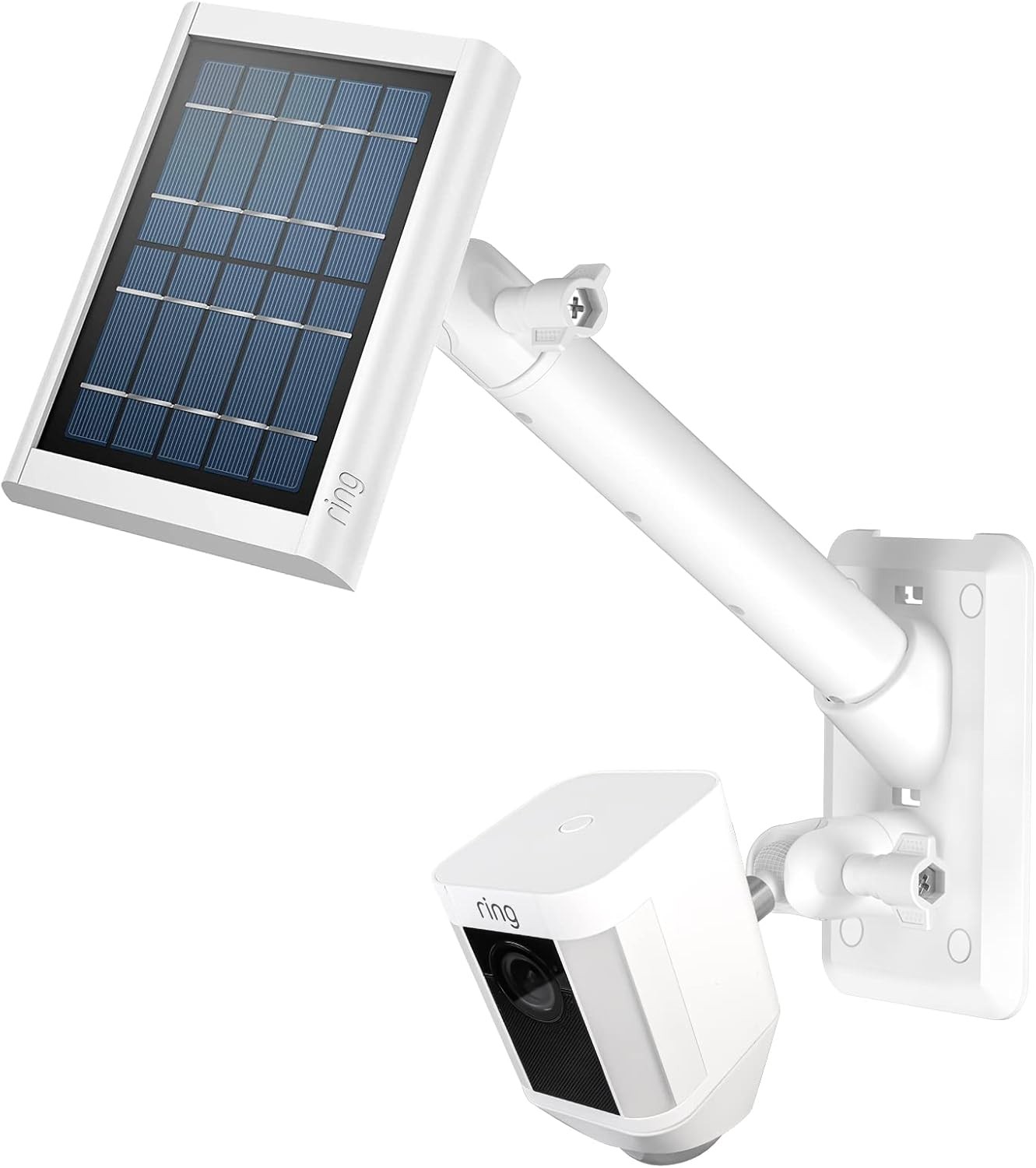 Ring Wall Mount for Cameras and Solar Panels -White