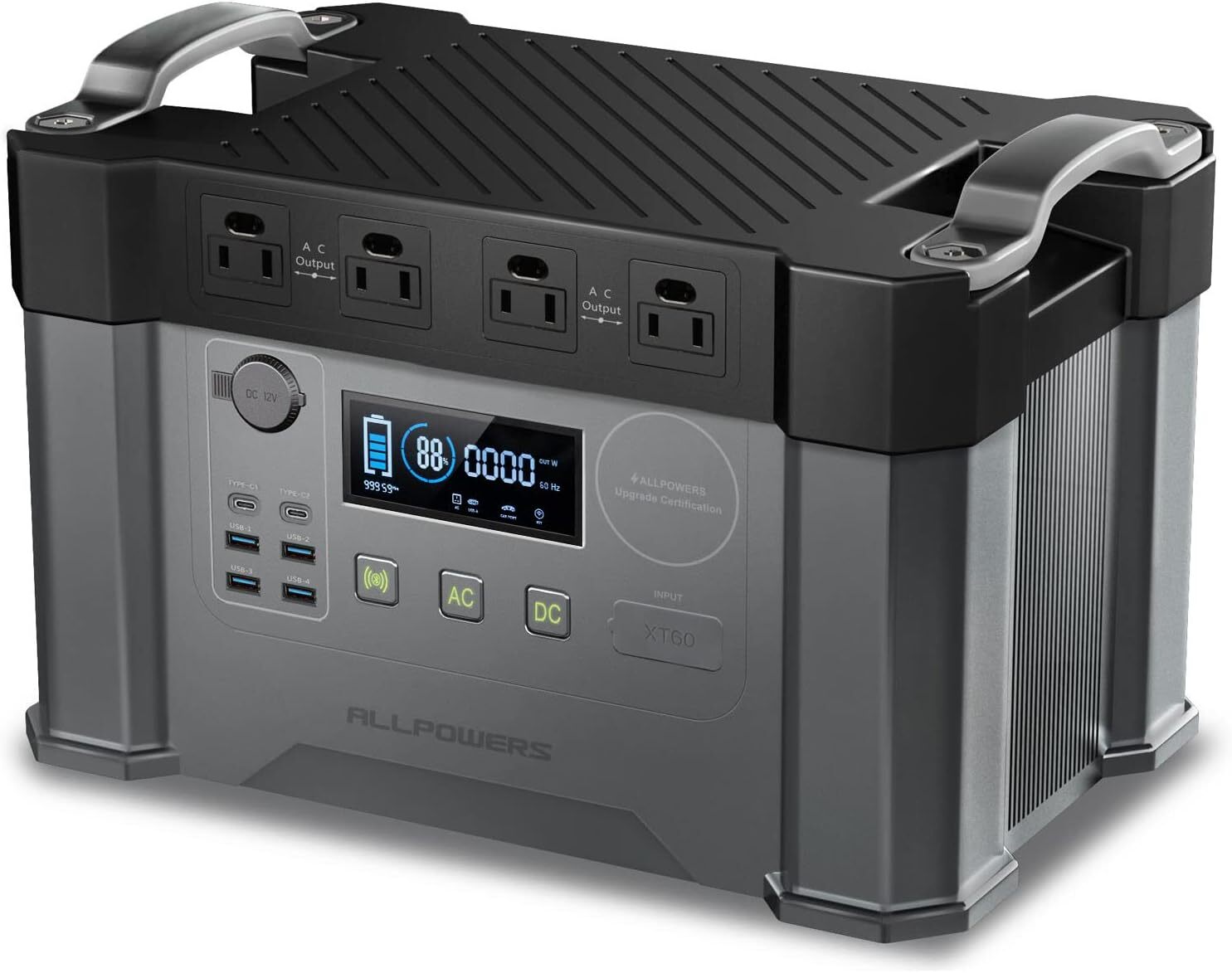 Portable Solar Generator 2000W Home Use Solar Power Station For Camping