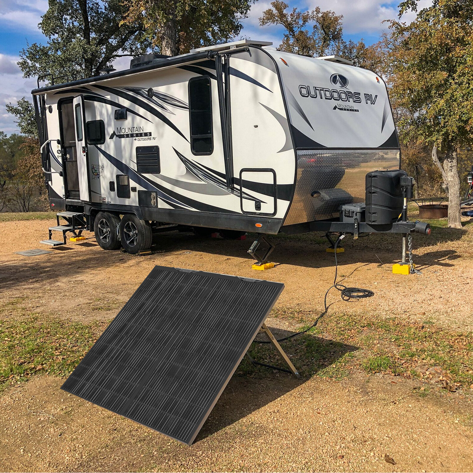 120W 12V Flexible Solar Panel Home Battery Bendable Charging for RV Boat Camp