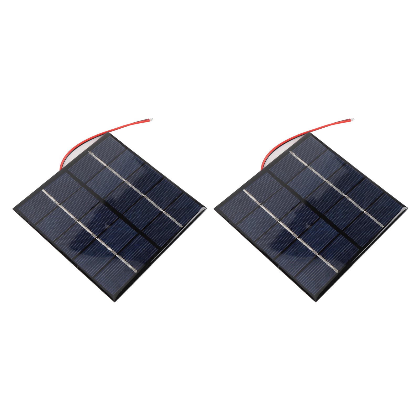 2PCS 1.2W 5V Solar Panel DIY Efficient Charger For Outdoor Use Easy To Use
