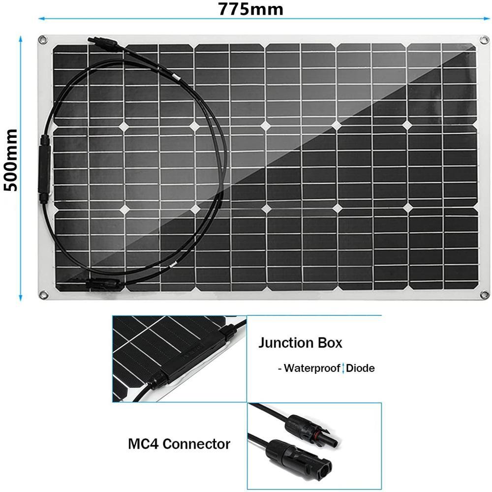 300W Semi-Flexible Solar Panel kit For Home & Other Off Grid Applications