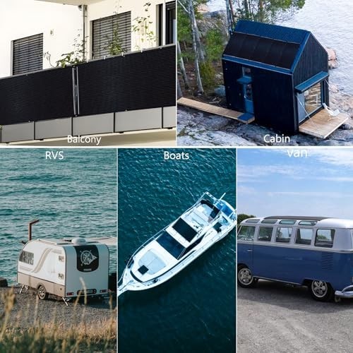 Flexible 300W Solar Panel Kit 2x150W Monocrystalline for RV Boat Van Cabin