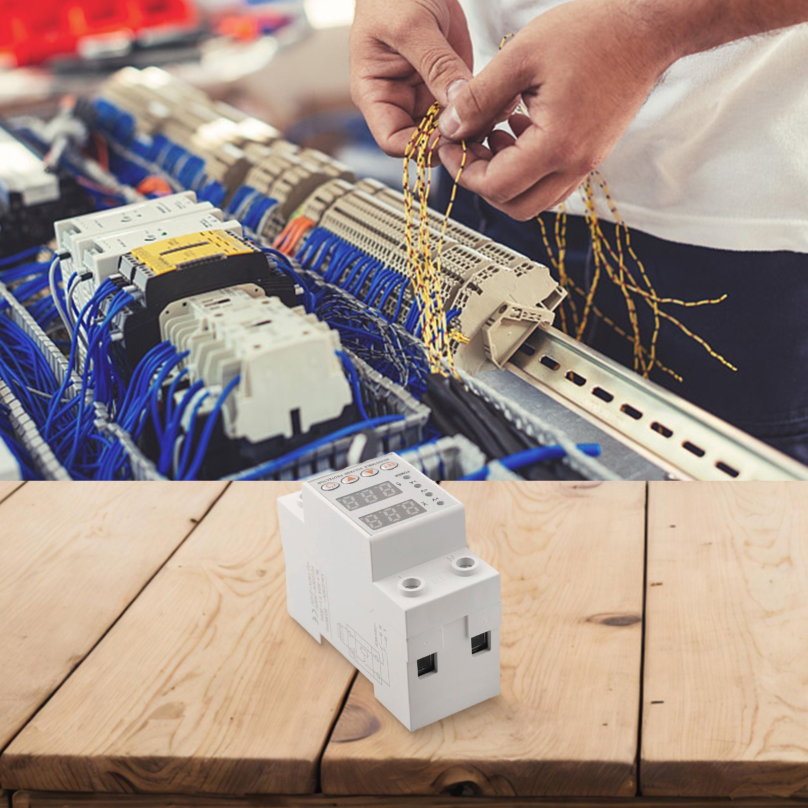 Easy Install Rail Type Overvoltage and Undervoltage Protection Solution