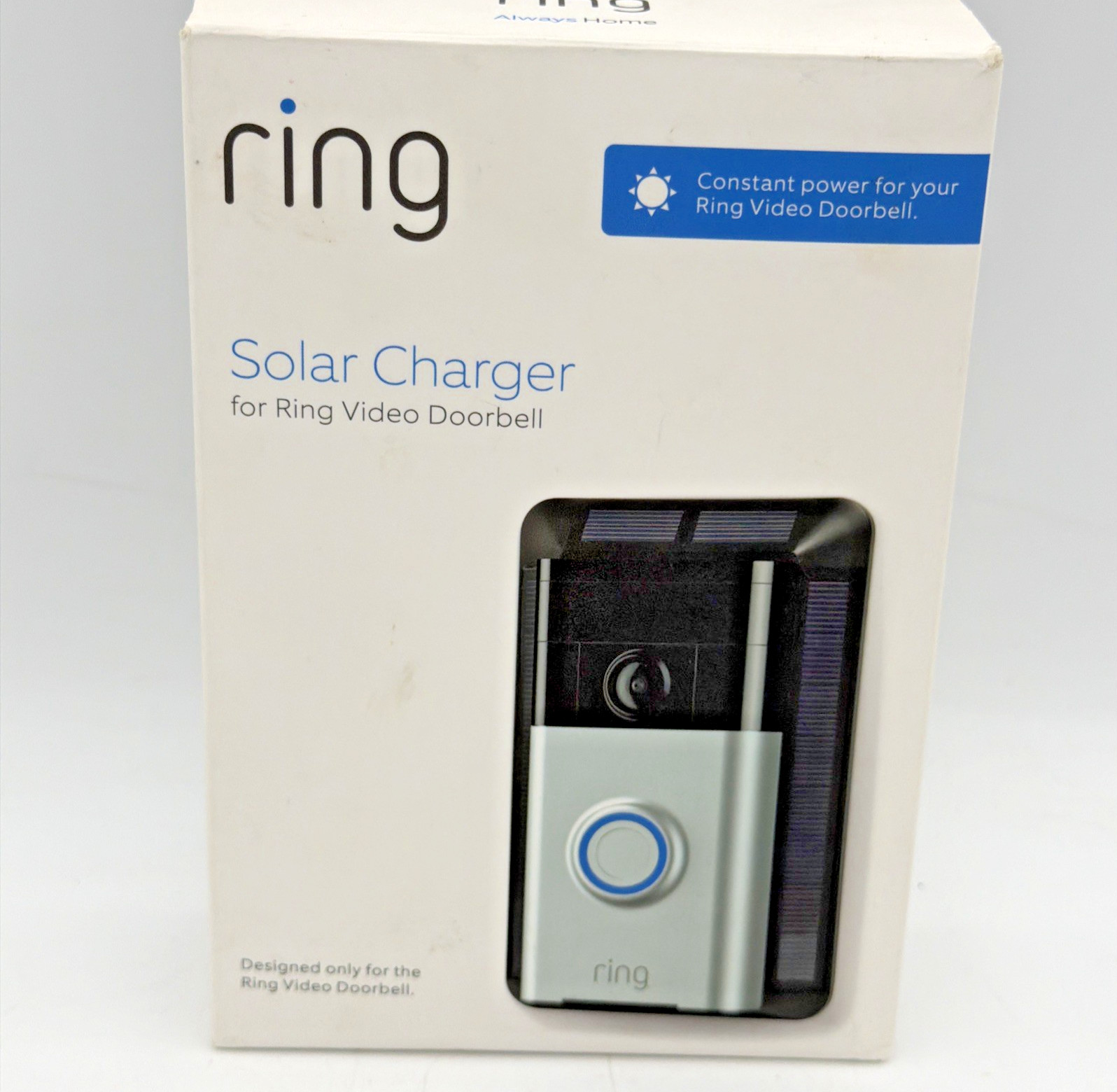 Ring Video Doorbell Solar Charger 1st Gen Doorbell Not Included FAST FREE SHIP!