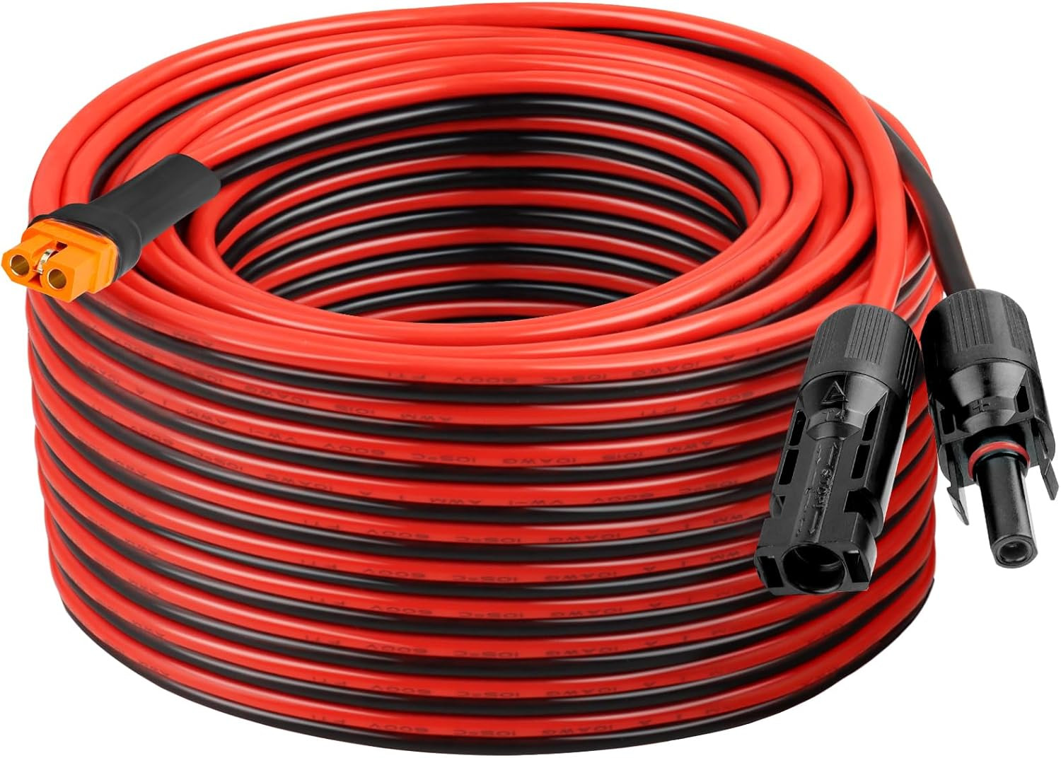 Solar Panel Adapter Cable to Xt60I 75FT – 10AWG Xt60I Female Solar Cable Tinned