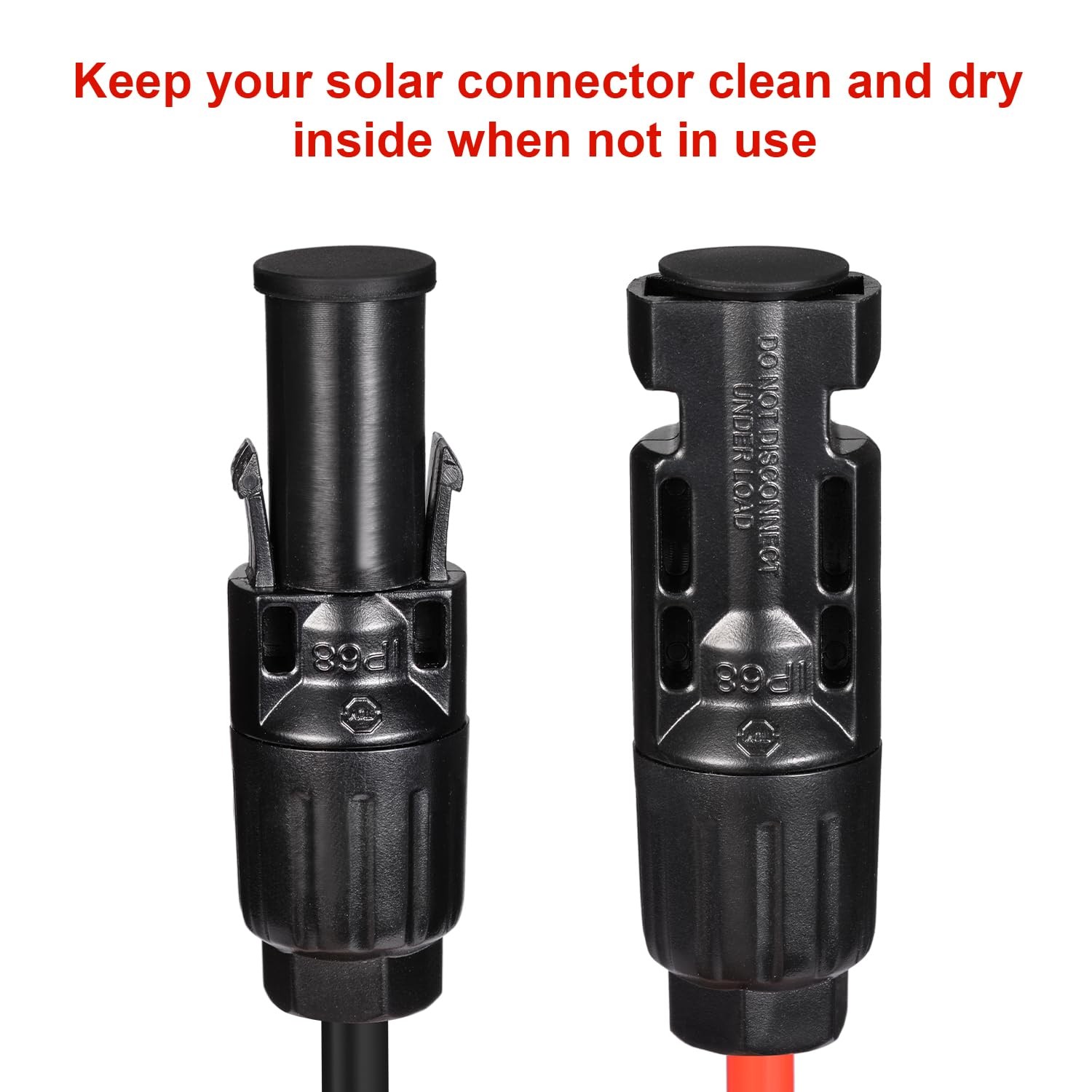 Solar Panel Plug Caps Weather Resistant Dust Male and Female Cap for Solar Pa…