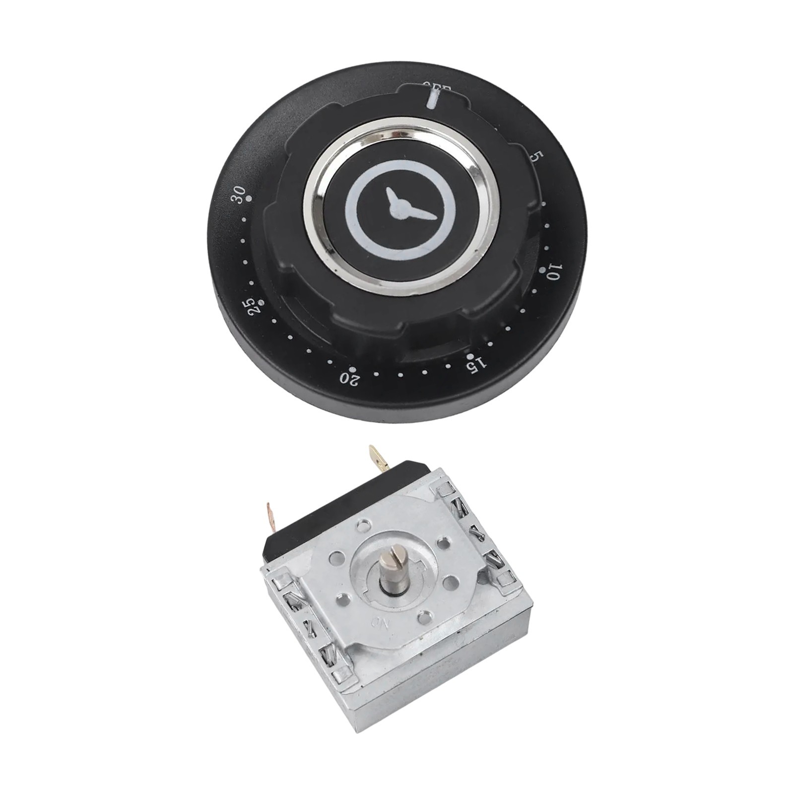 30 60 90 120 Min Oven Timer Switch with Bell AC250V 16A Mechanical Metal Knob