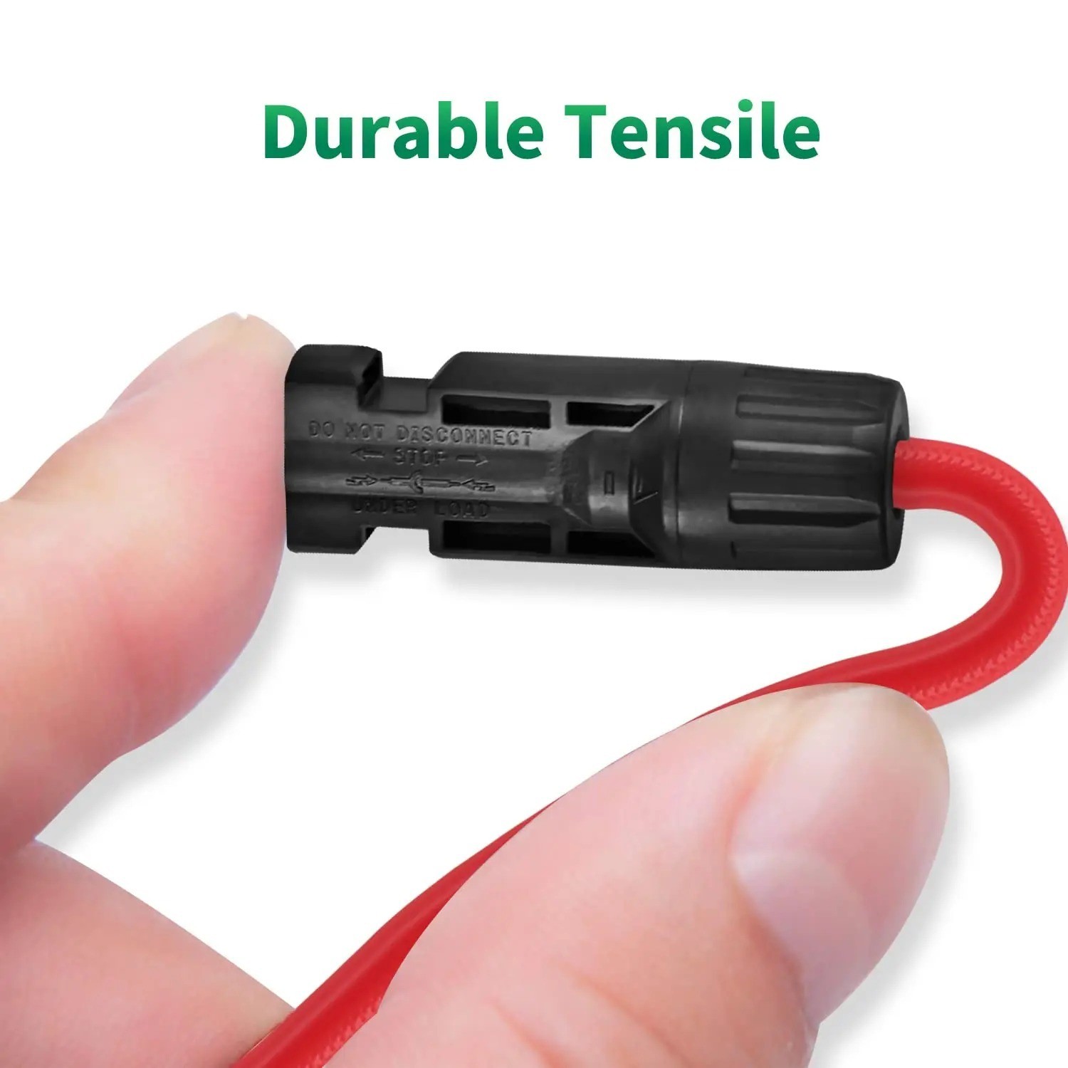 Solar Cable Y-Splitter (1 to 2), 2 Pcs 6Mm² Solar PV Parallel Adapter Y Cable