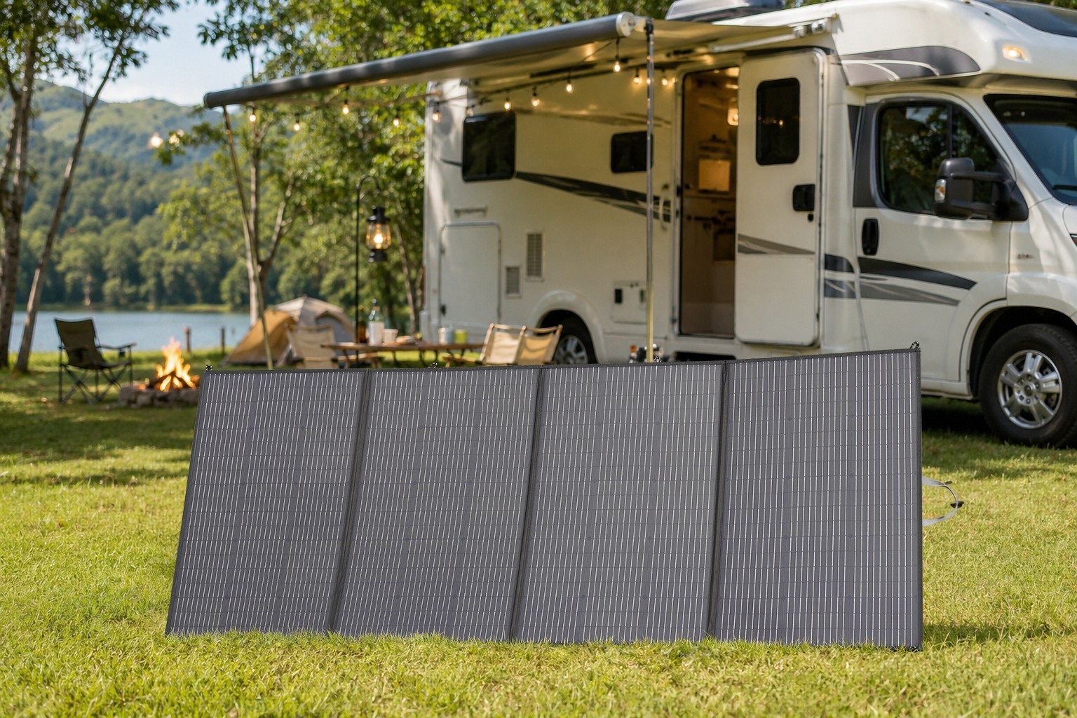 MHPOWOS Portable Foldable Solar Panel 400W Watt for Ecoflow Delta Pro 3