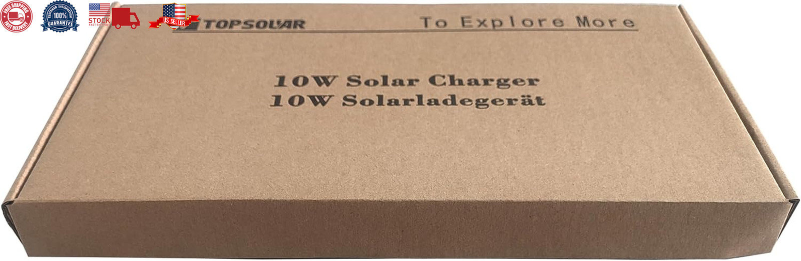 10W Solar Battery Maintainer Waterproof Car RV Boat Charger 12V Tender Trickle