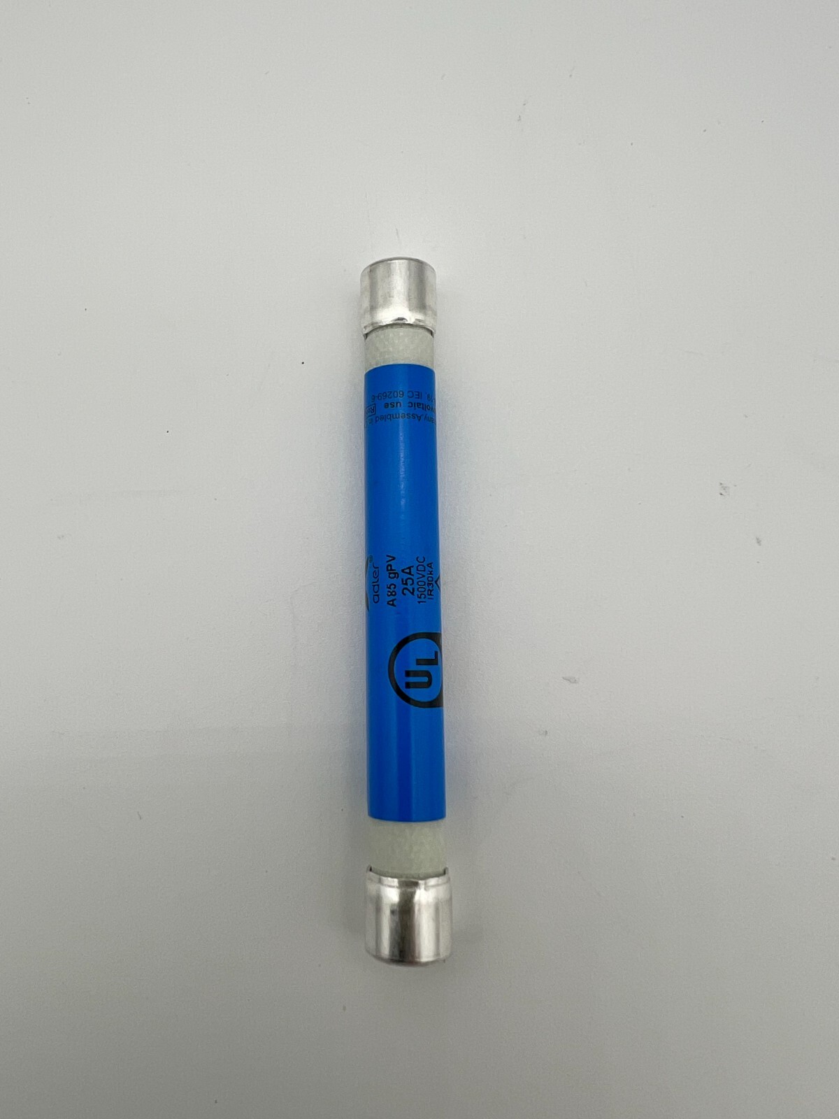 Solar PV in-line fuse 1500v 25A 10x85mm UL listed