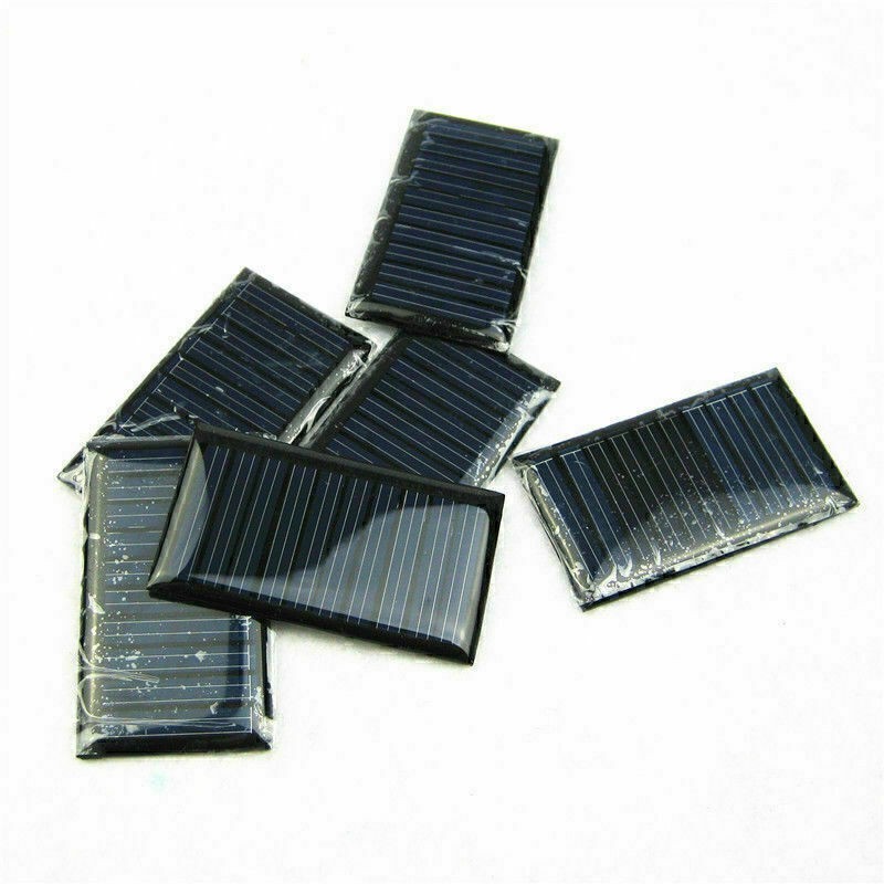 10Pcs/Lot DIY Toy 5V 30mA 53X30mm Micro Mini Small Power Solar Cells Panel